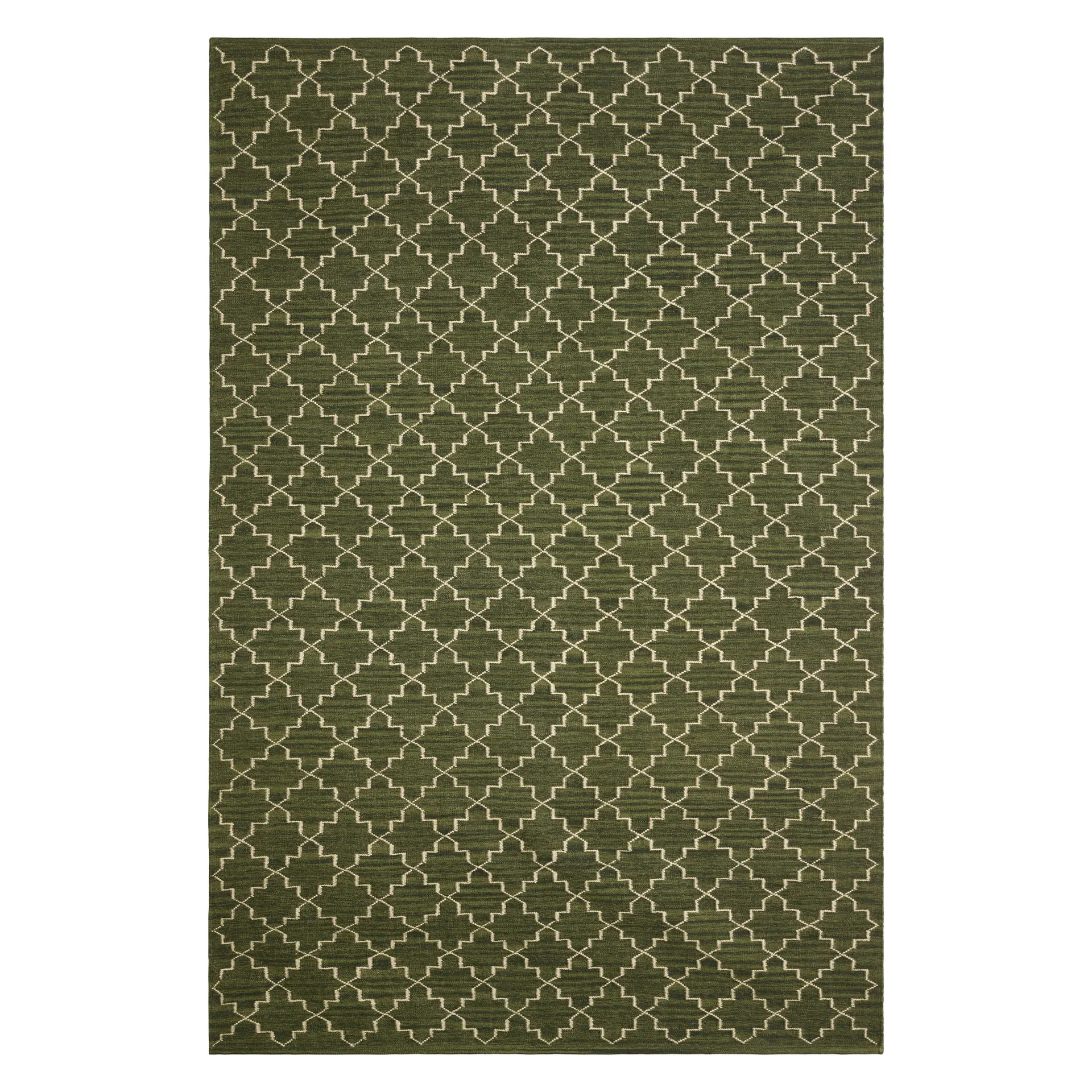 Tappeto New Geometric 180x272 cm, Verde melange, bianco sporco Chhatwal & Jonsson