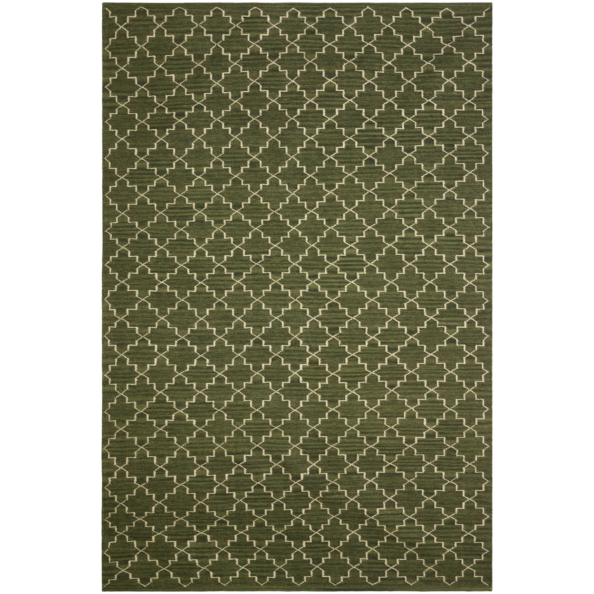 Tappeto New Geometric 234x323 cm, Verde melange, bianco sporco Chhatwal & Jonsson