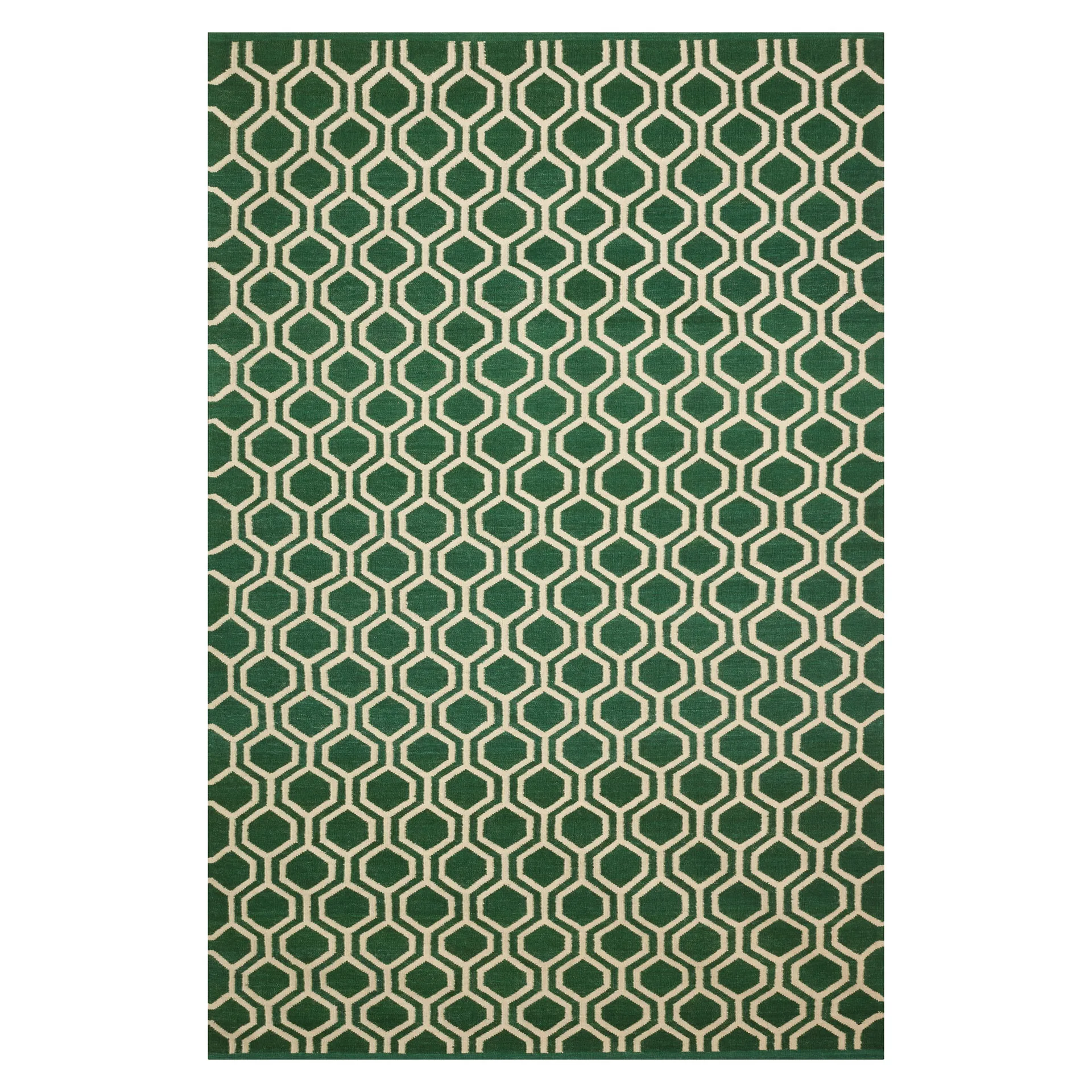 Tappeto Varanasi 180x272 cm, Verde-bianco sporco Chhatwal & Jonsson