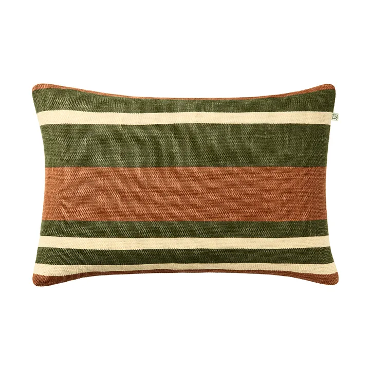 Vera federa per cuscino - Apricot Orange-Cactus Green, 40x60 cm - Chhatwal & Jonsson