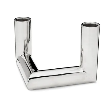 Candeliere Pipe 11 cm - Ottone nichelato - Classic Collection