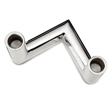 Candeliere Pipe 11 cm - Ottone nichelato - Classic Collection