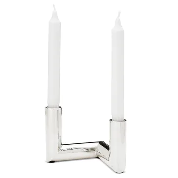 Candeliere Pipe 11 cm - Ottone nichelato - Classic Collection