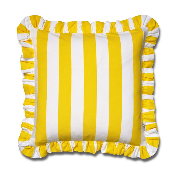Copricuscino Ruffle Stripes 50x50 cm - Giallo - Classic Collection