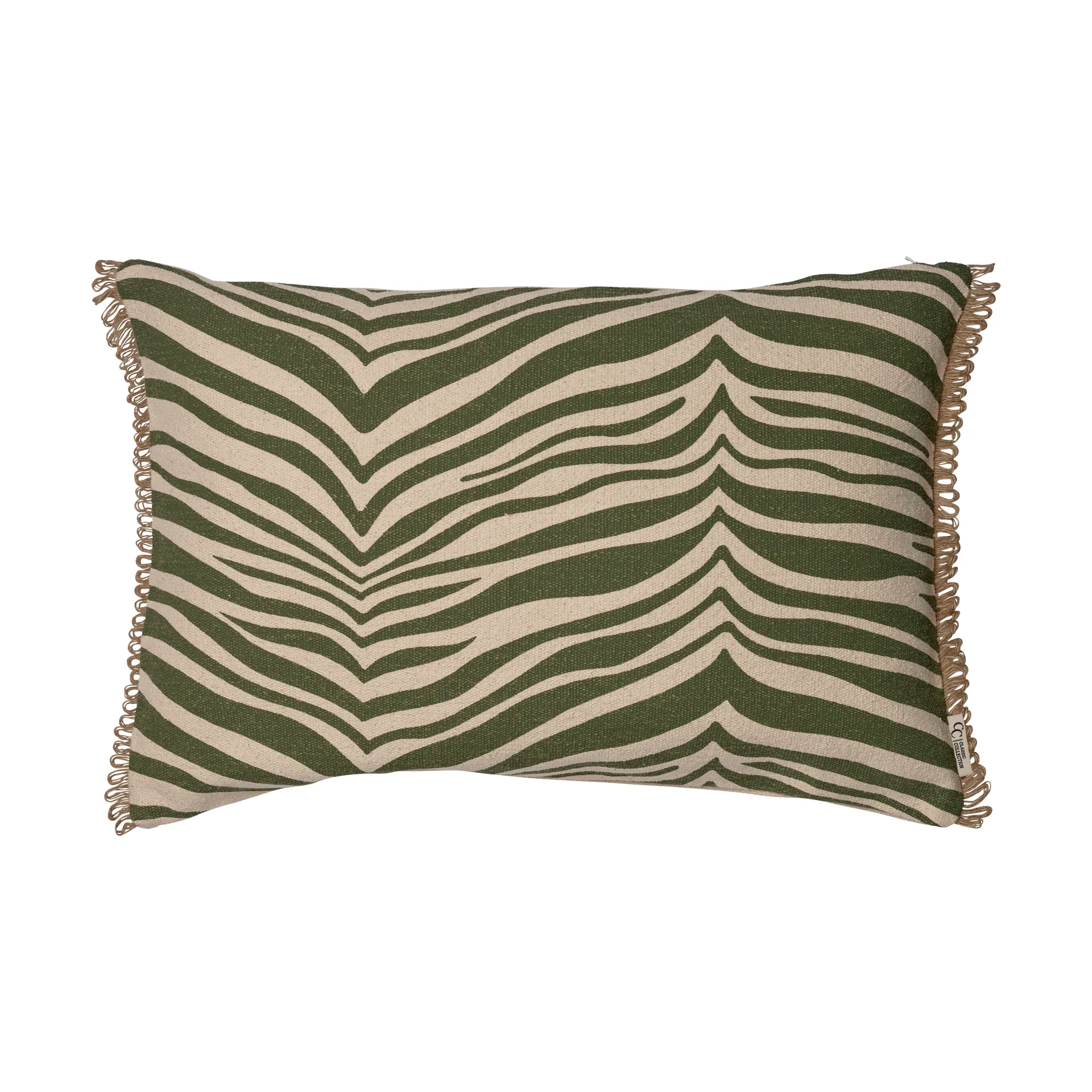 Cuscino Zebra 40x60 cm, Verde Classic Collection
