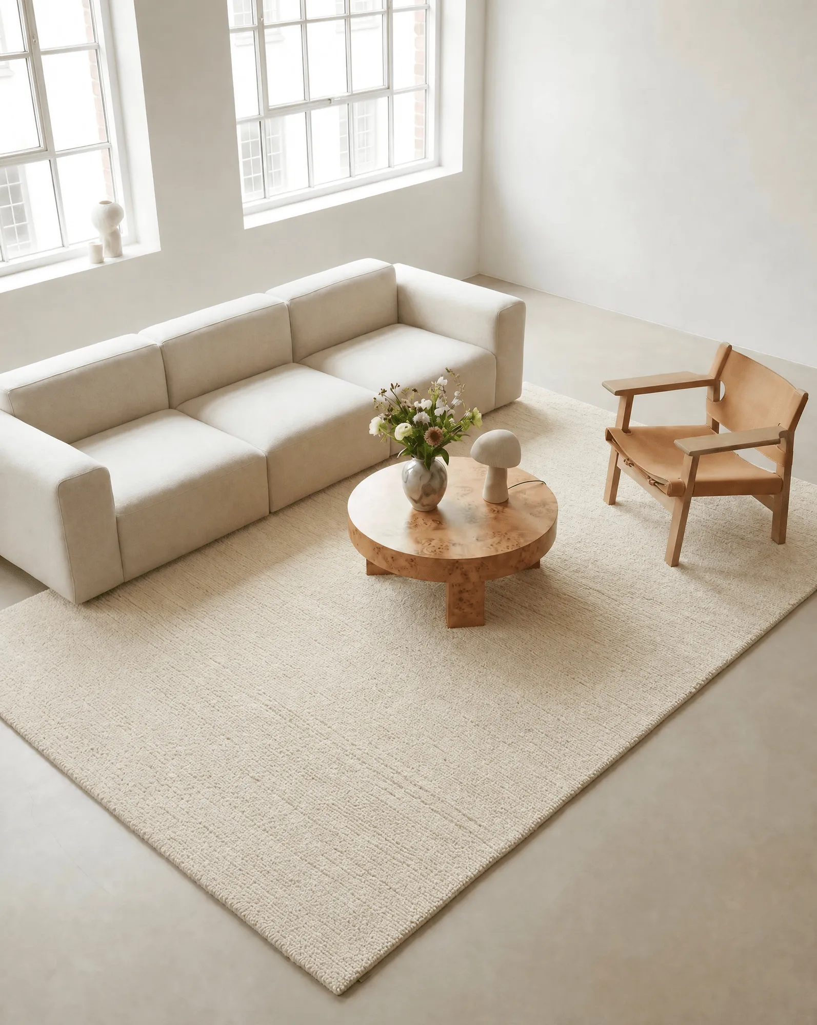 Dune tappeto in lana, Ivory, 200x300 cm Classic Collection