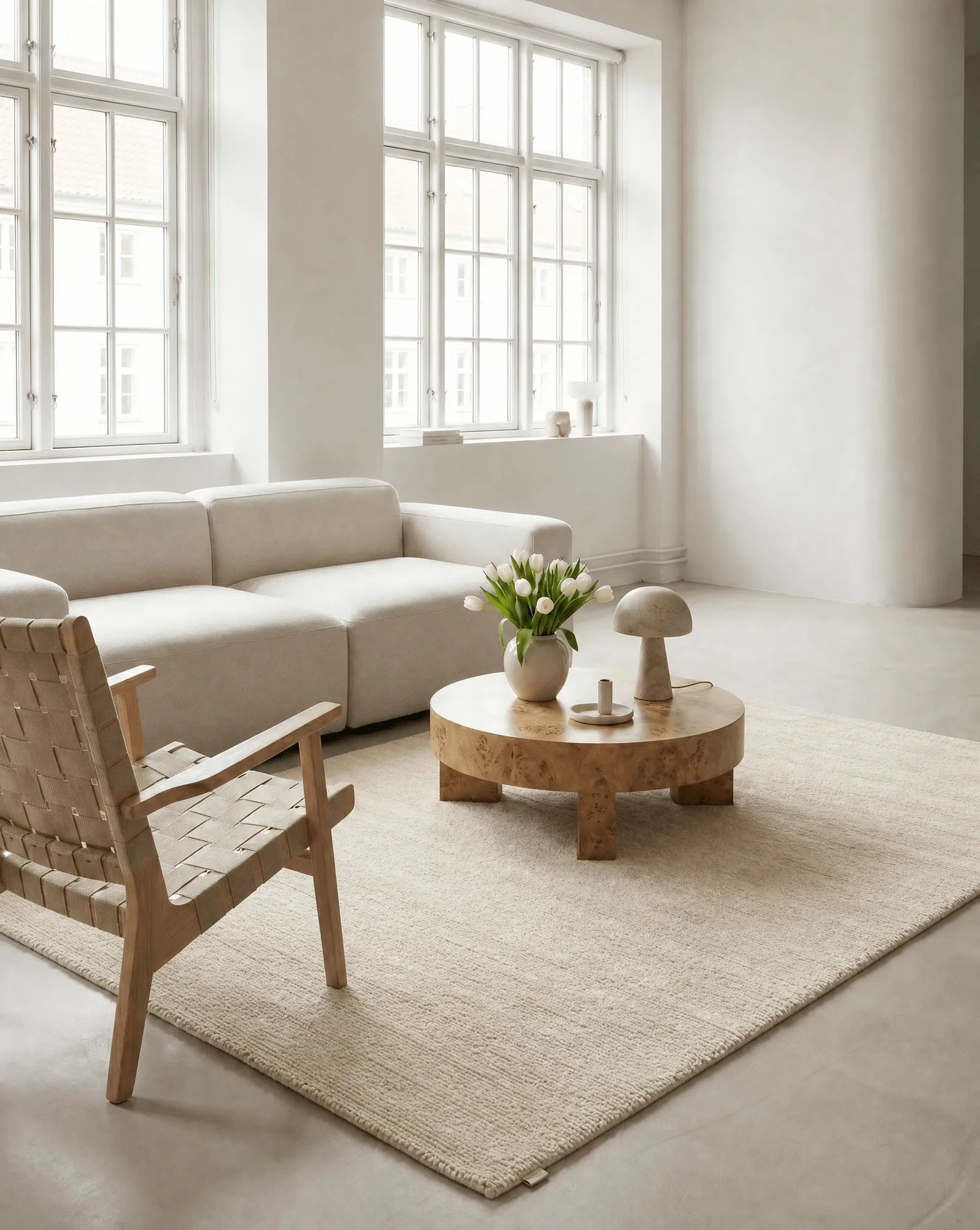 Dune tappeto in lana, Ivory, 200x300 cm Classic Collection
