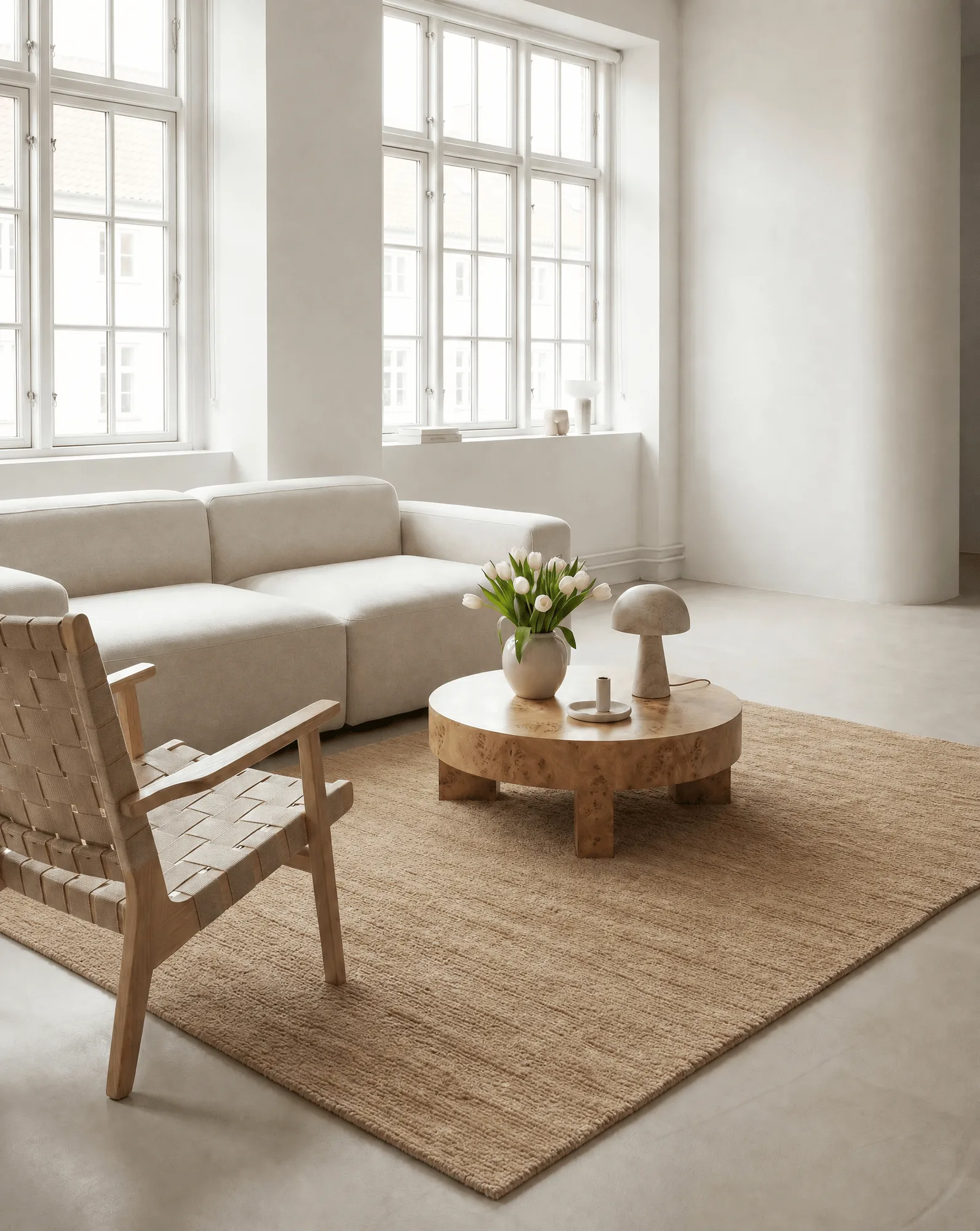 Dune tappeto in lana, Wheat, 250x350 cm Classic Collection
