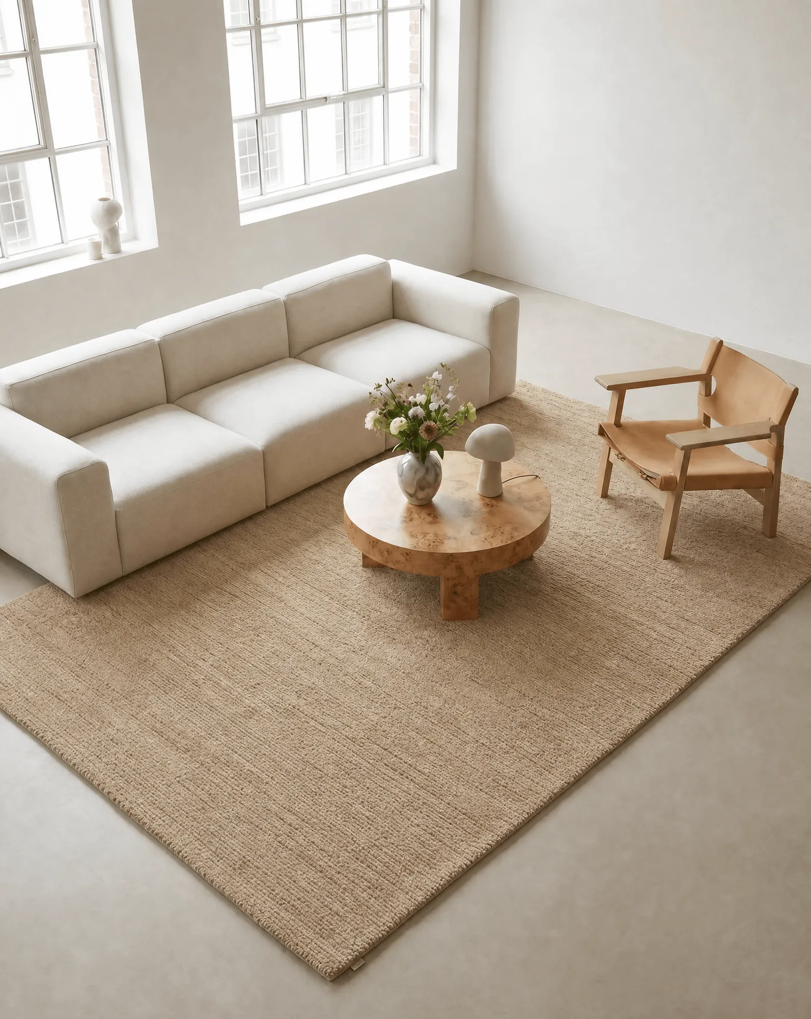 Dune tappeto in lana, Wheat, 250x350 cm Classic Collection