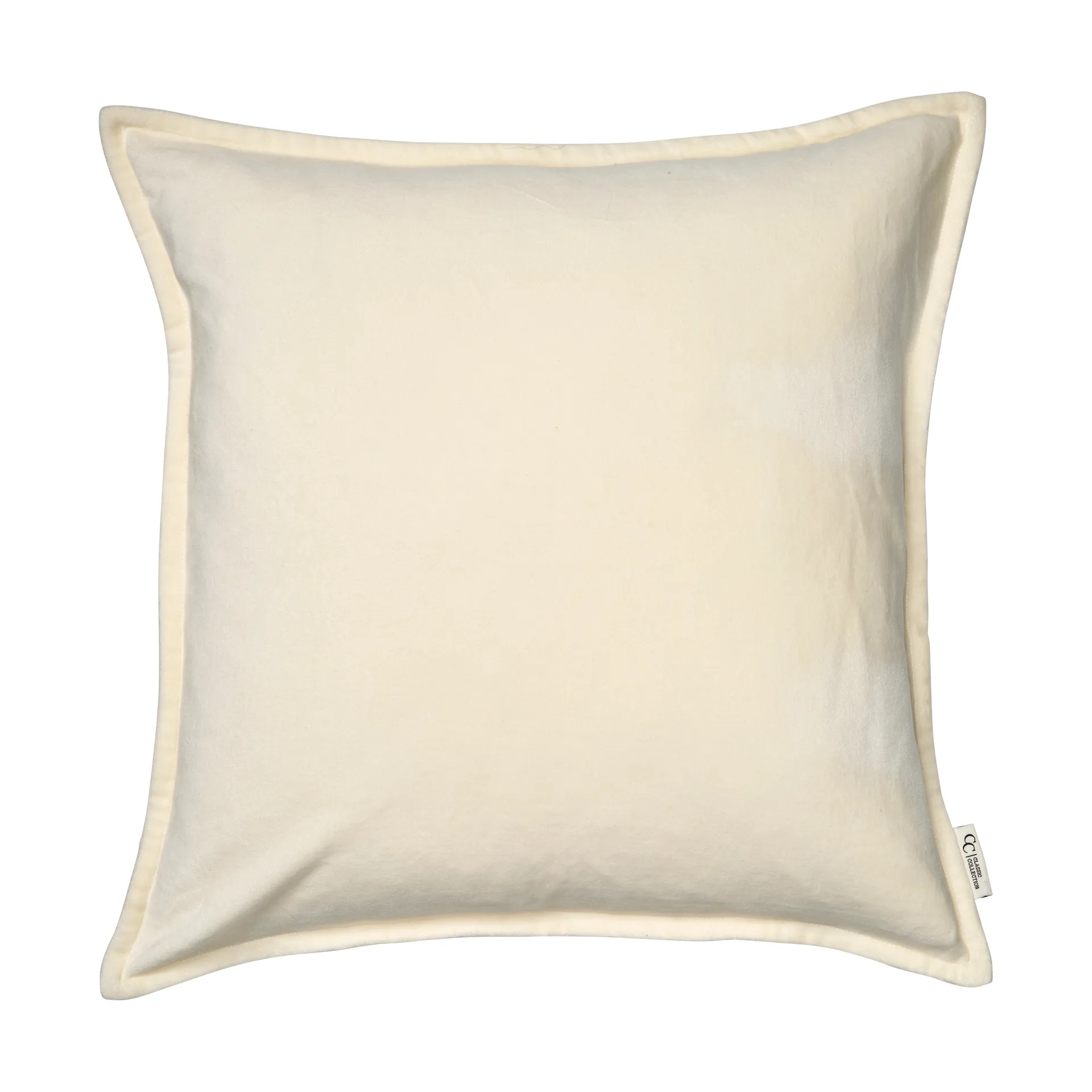 Fodera cuscino Classic Velvet 50x50 cm, Bianco Classic Collection