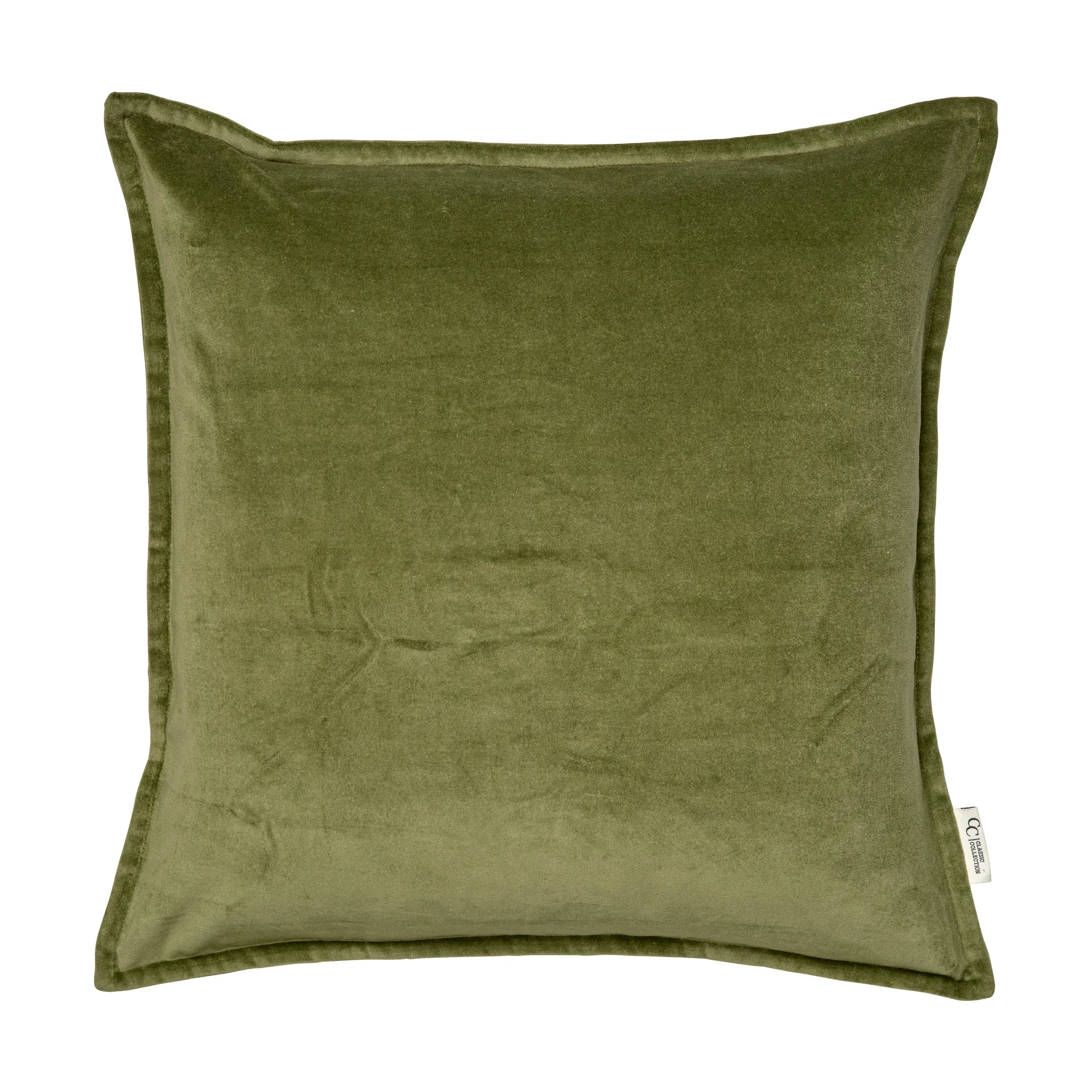 Fodera cuscino Classic Velvet 50x50 cm, Verde Classic Collection