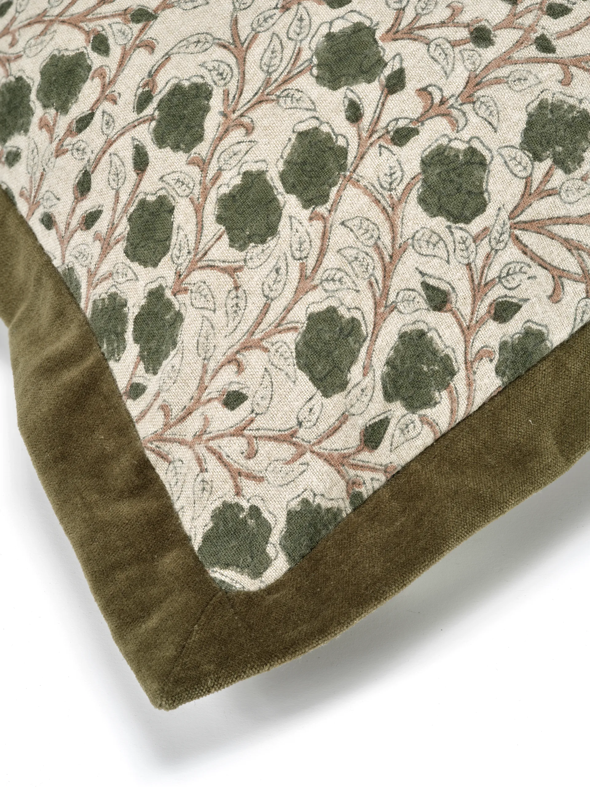 Fodera cuscino Daisy 40x60 cm, Verde Classic Collection