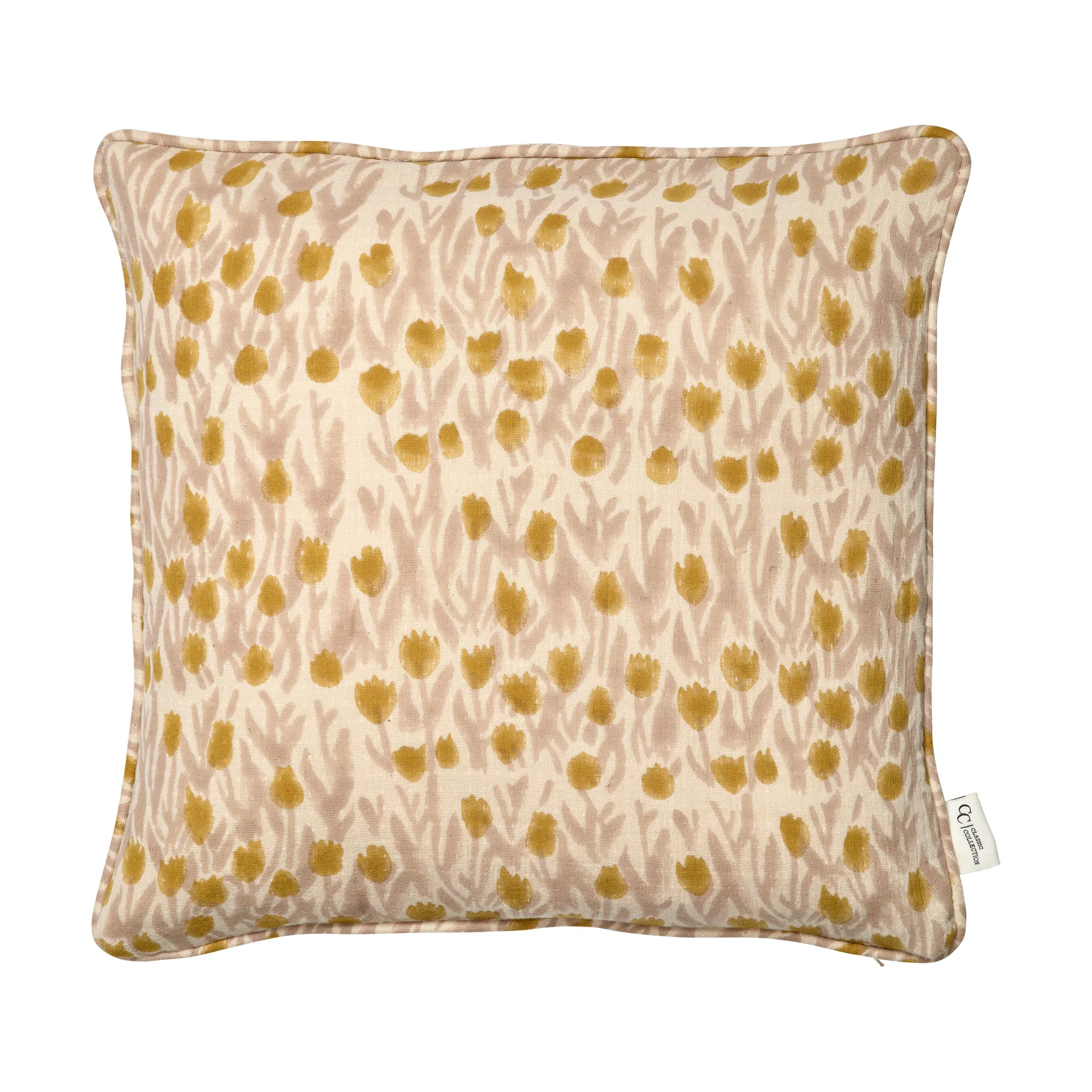 Fodera cuscino Tulip 50x50 cm, Giallo Classic Collection
