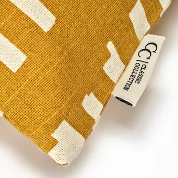 Fodera per cuscino Ikat Block 50x50 cm - Yellow - Classic Collection