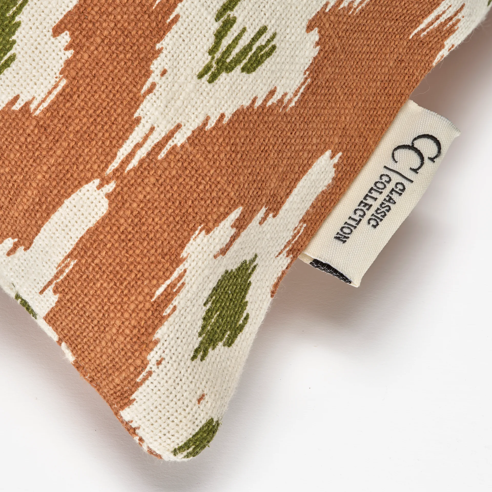 Fodera per cuscino Ikat Diamond 50x50 cm, Marrone Classic Collection