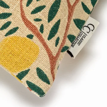 Fodera per cuscino Sunny citrus 50x50 cm - Verde scuro - Classic Collection