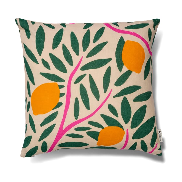 Fodera per cuscino Sunny citrus 50x50 cm - Verde - Classic Collection