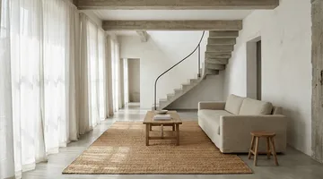 Jute Plain tappeto - Natural, 170x230 cm - Classic Collection