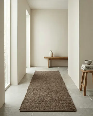 Passatoia Merino - Marrone, 80x300 cm - Classic Collection