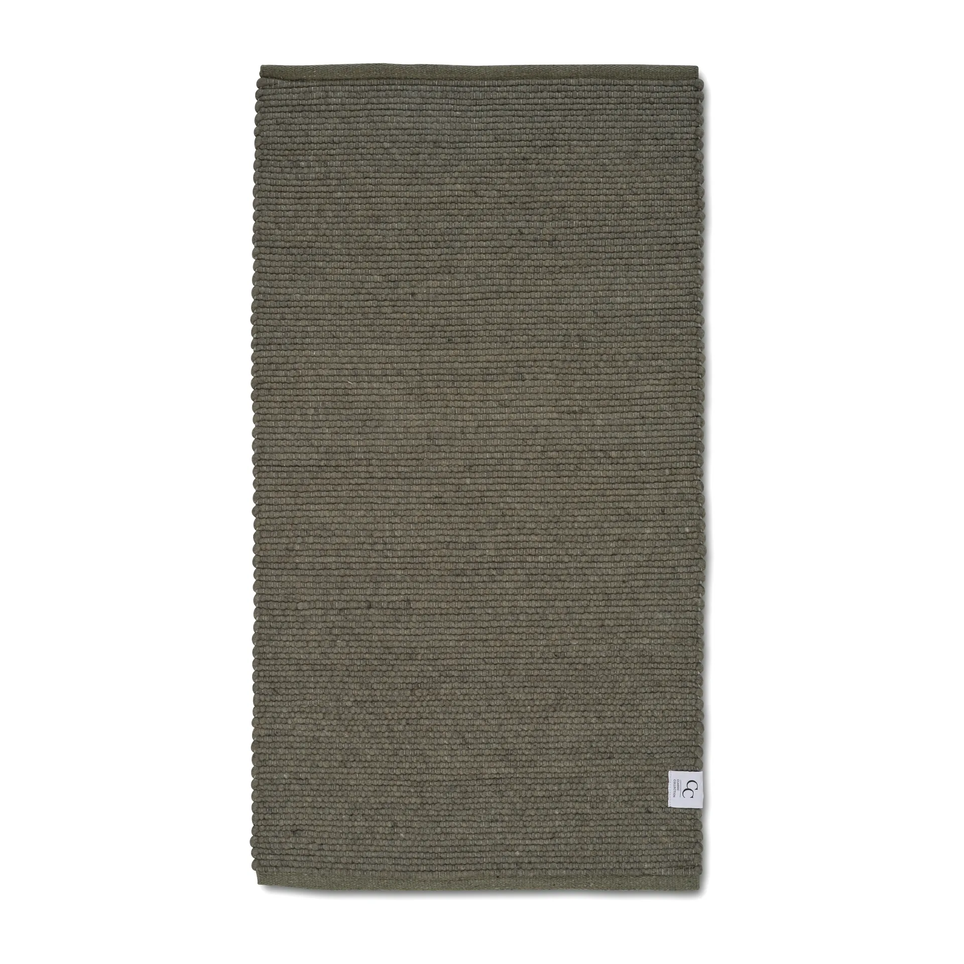Passatoia Merino, Verde scuro, 80x150 cm Classic Collection