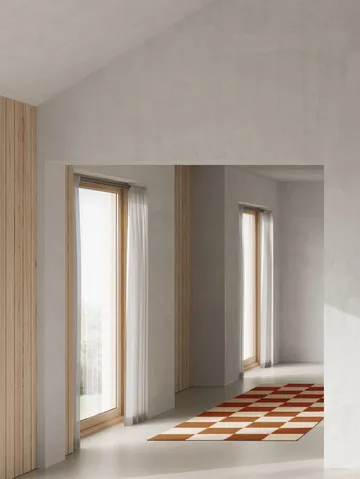 Passatoia Square - Brown-natur, 80x200 cm - Classic Collection