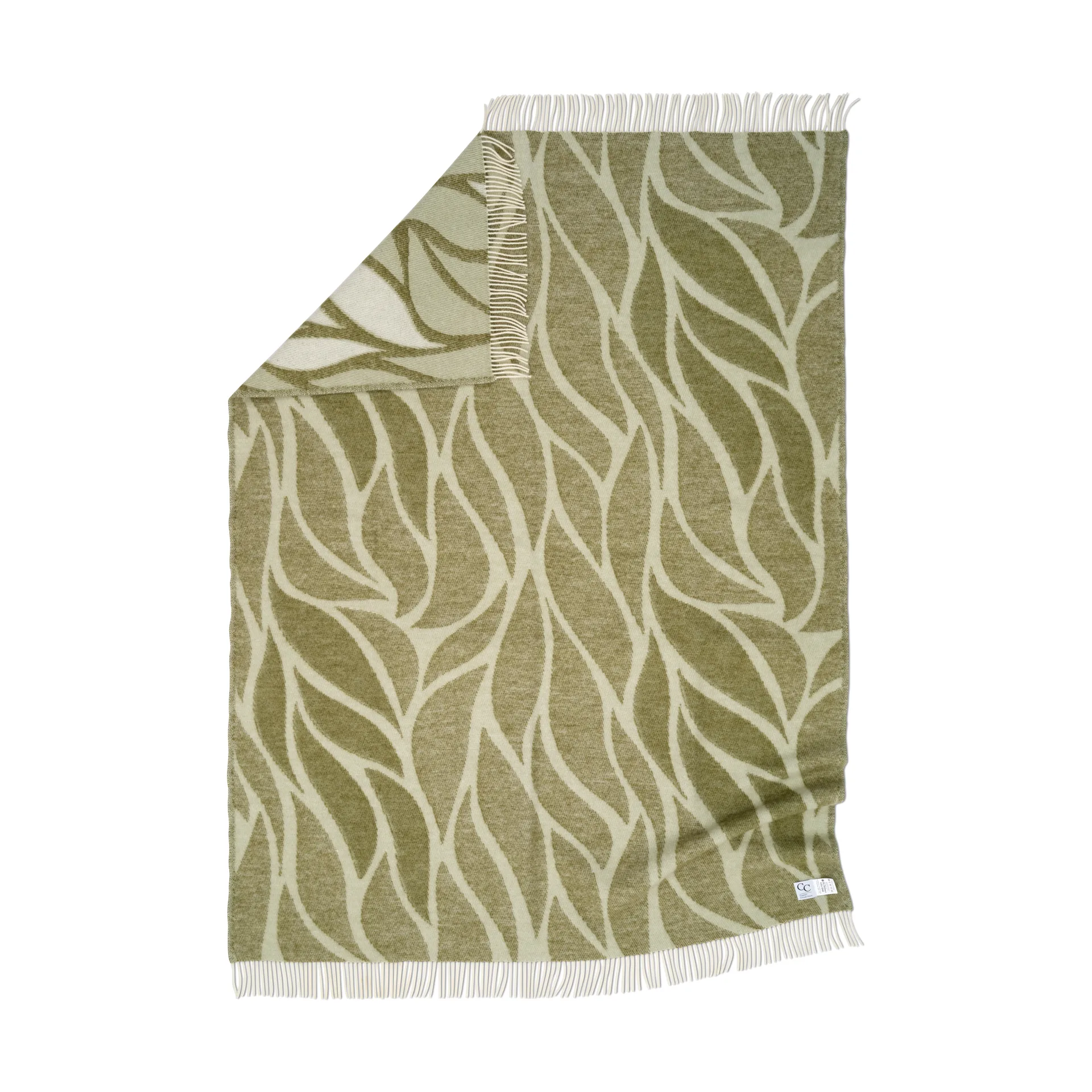 Plaid Folia 130x180 cm, Verde Classic Collection