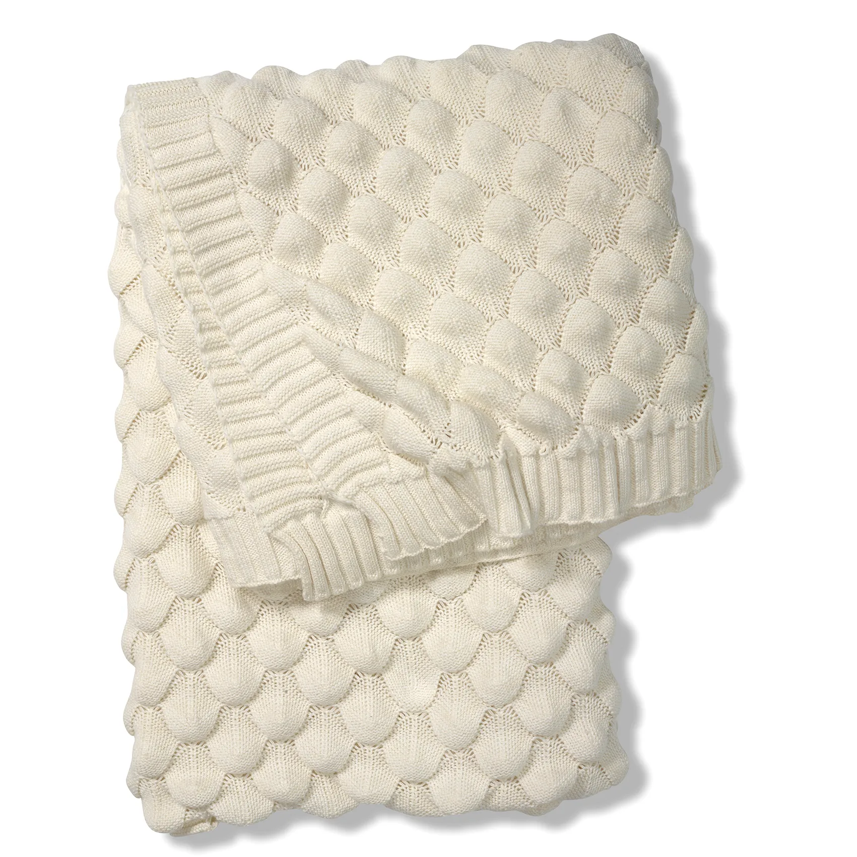 Plaid Gems 130x170 cm, bianco Classic Collection