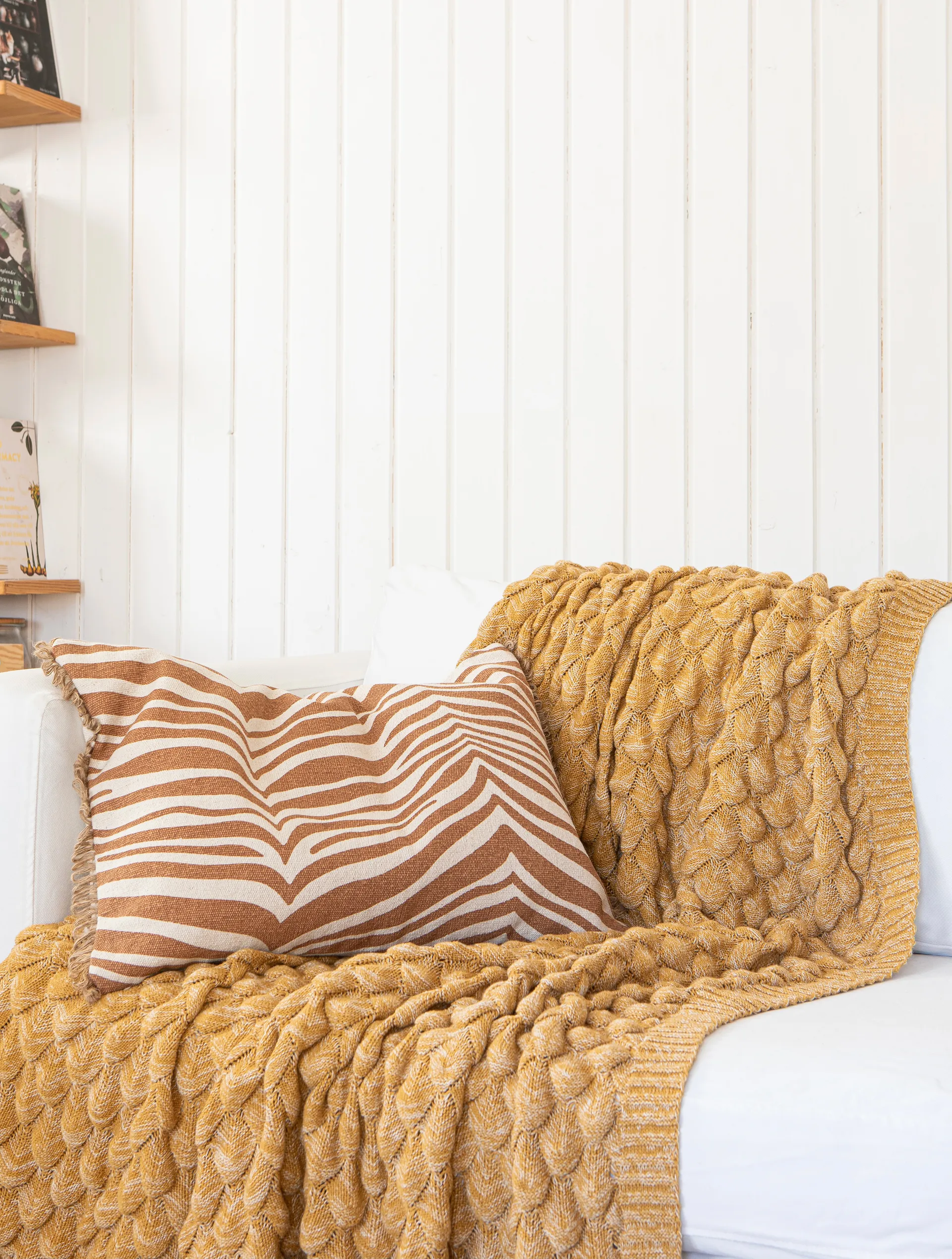 Plaid Gems 130x170 cm, Giallo Classic Collection