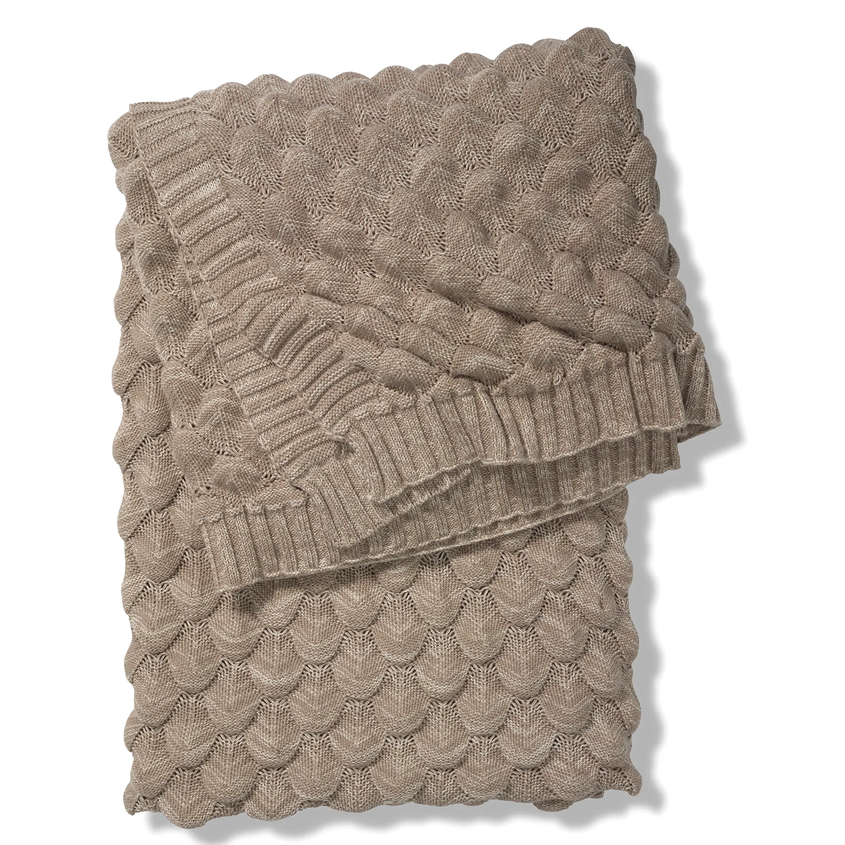 Plaid Gems 130x170 cm, Simply taupe Classic Collection