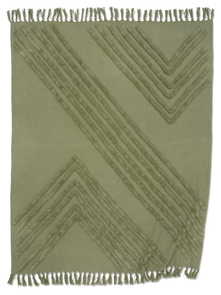 Plaid in cotone Edge, 130x170 cm, Color tè Classic Collection