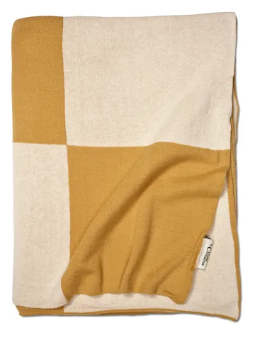 Plaid Square 130x170 cm - Giallo - Classic Collection