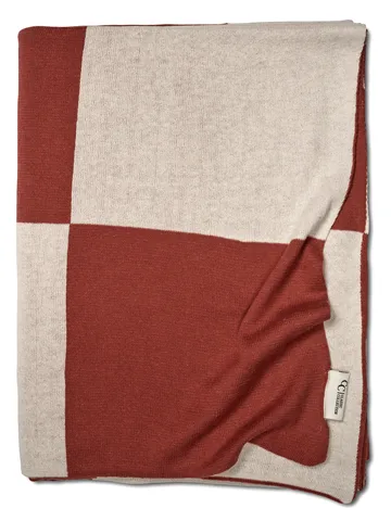 Plaid Square 130x170 cm - Marrone scuro - Classic Collection