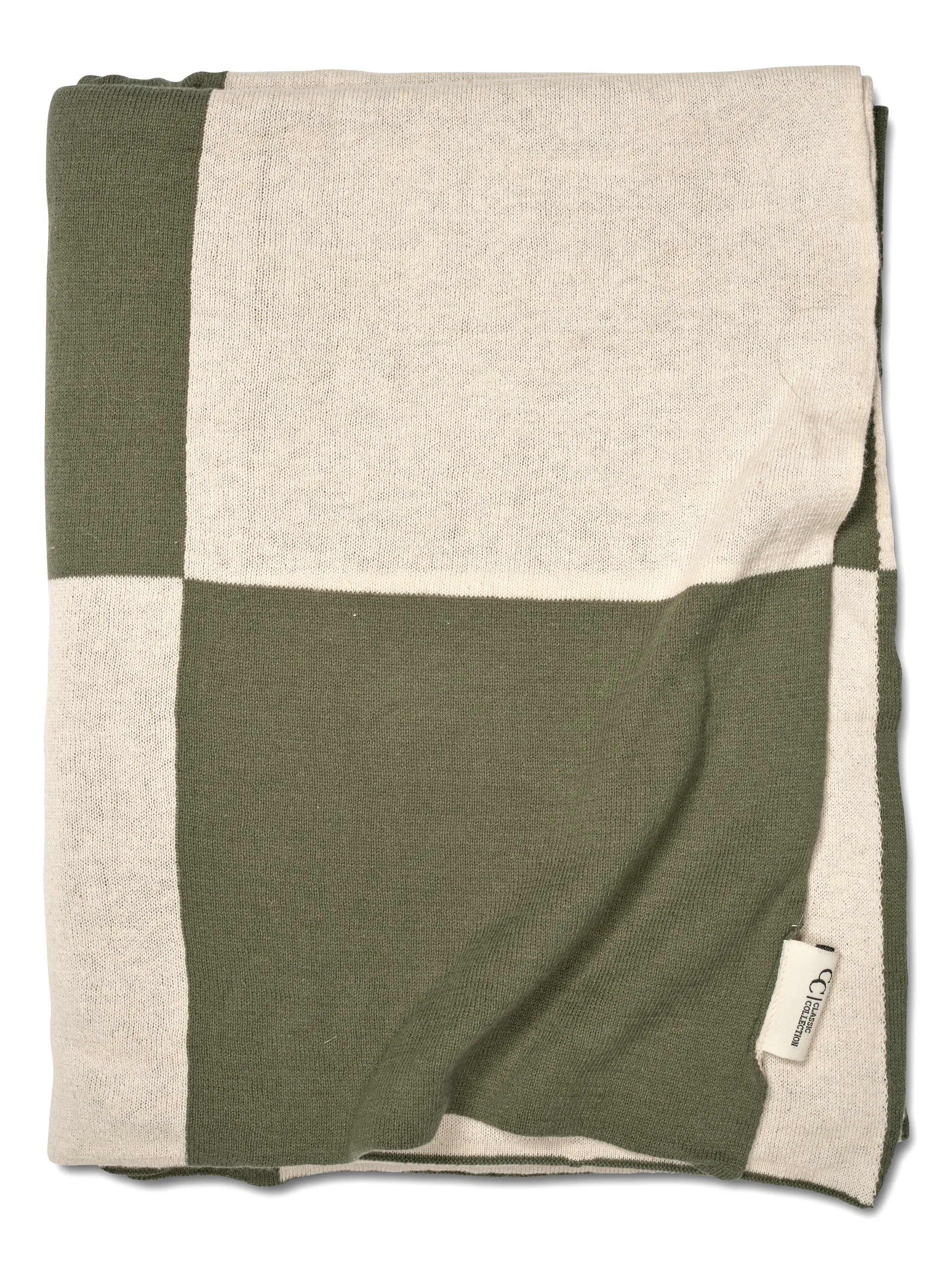 Plaid Square 130x170 cm, Verde Classic Collection