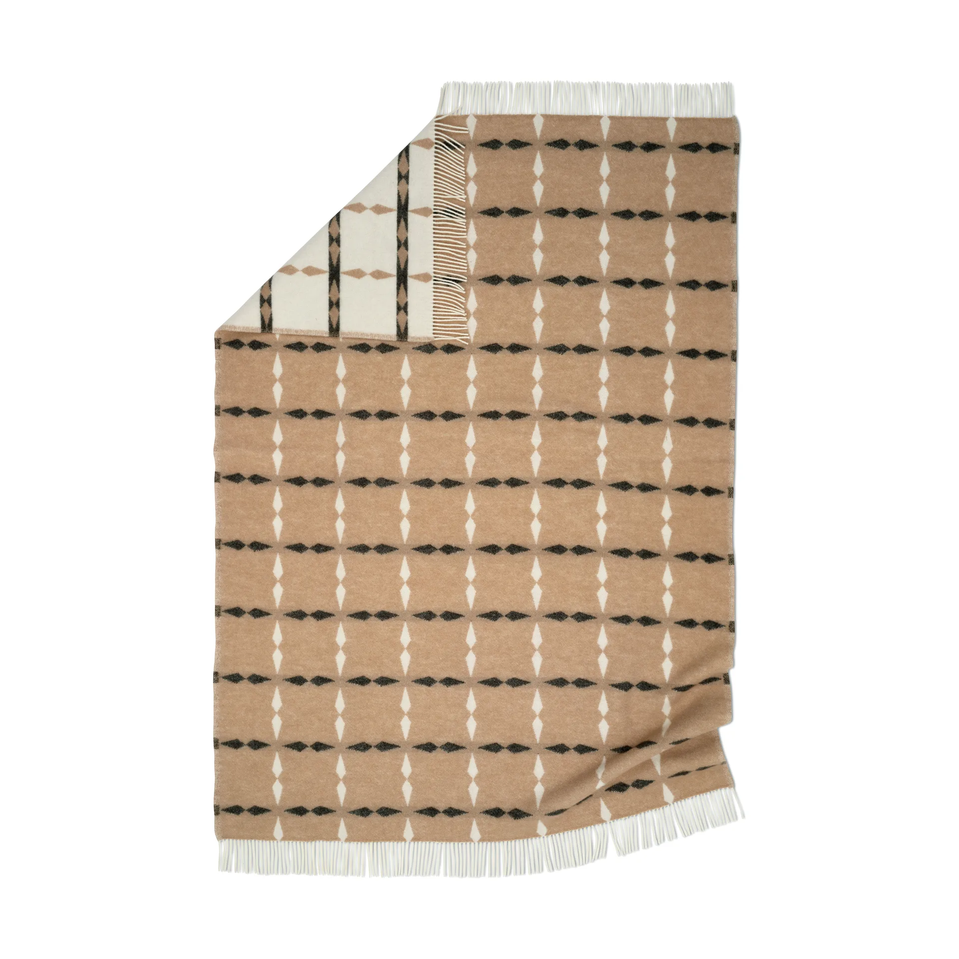 Plaid Tile 130x180 cm, Beige Classic Collection