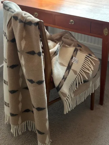 Plaid Tile 130x180 cm - Beige - Classic Collection