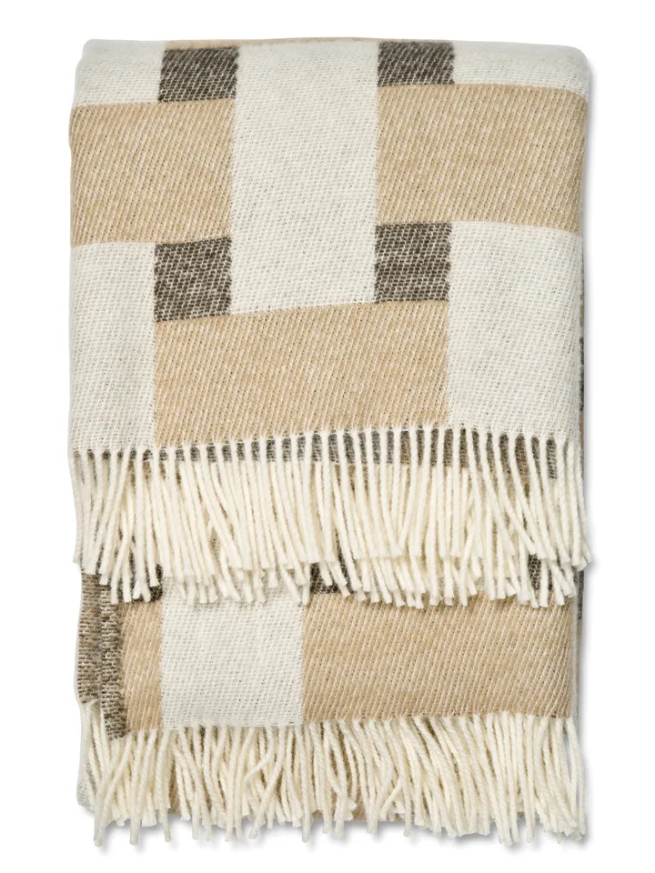 Plaid Weave 130x180 cm - Beige - Classic Collection