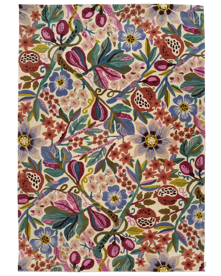 Pomegranate tappeto - Bianco-multi, 250x350 cm - Classic Collection
