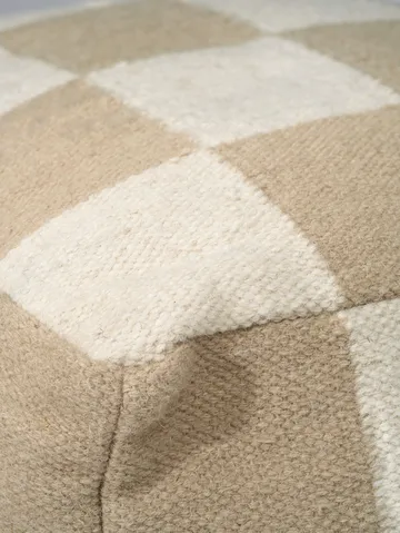 Pouf Square 50x50 cm - Bianco-naturale - Classic Collection