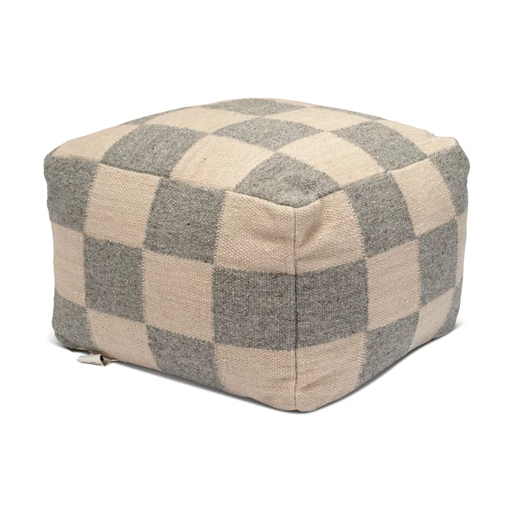 Pouf Square 50x50 cm - Grigio-naturale - Classic Collection