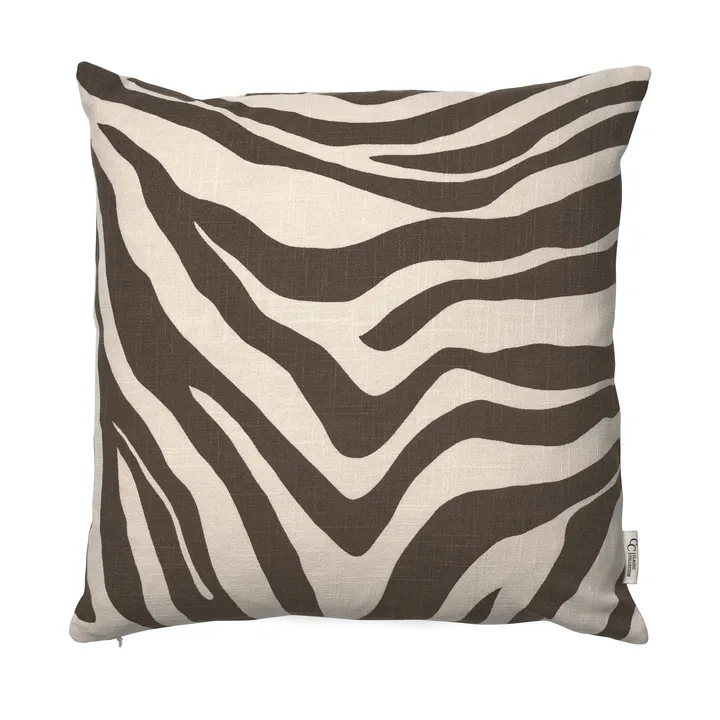 Savannah federa per cuscino - Brown-off white, 50x50 cm - Classic Collection