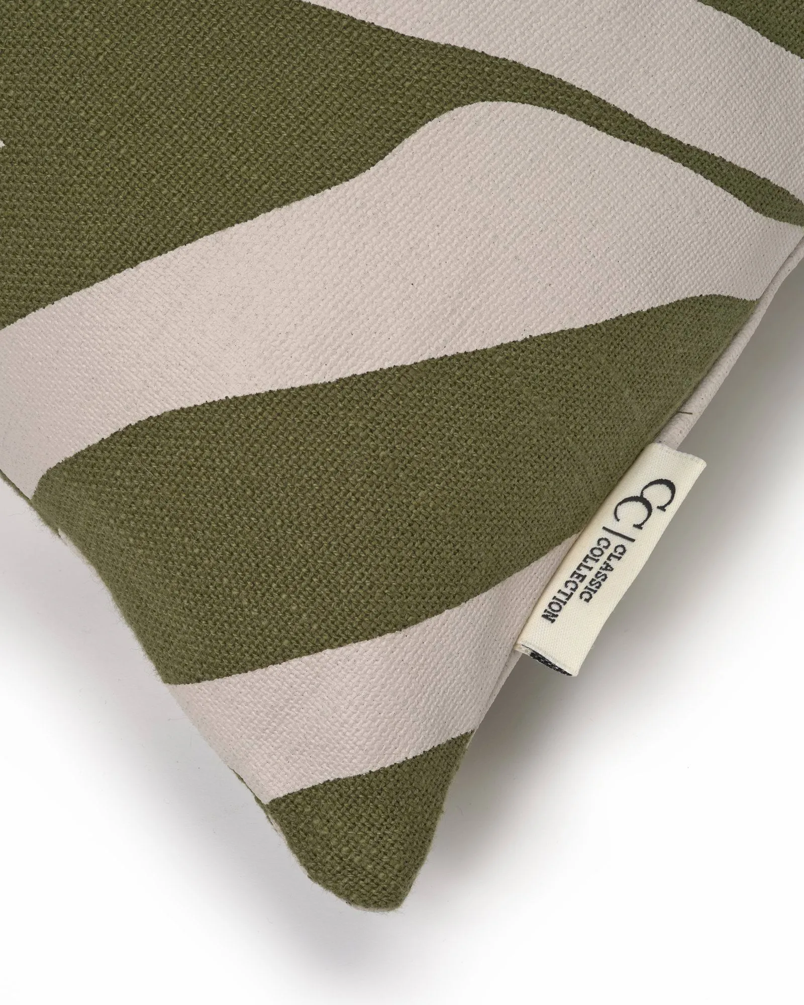 Savannah federa per cuscino, Green-off white, 50x50 cm Classic Collection