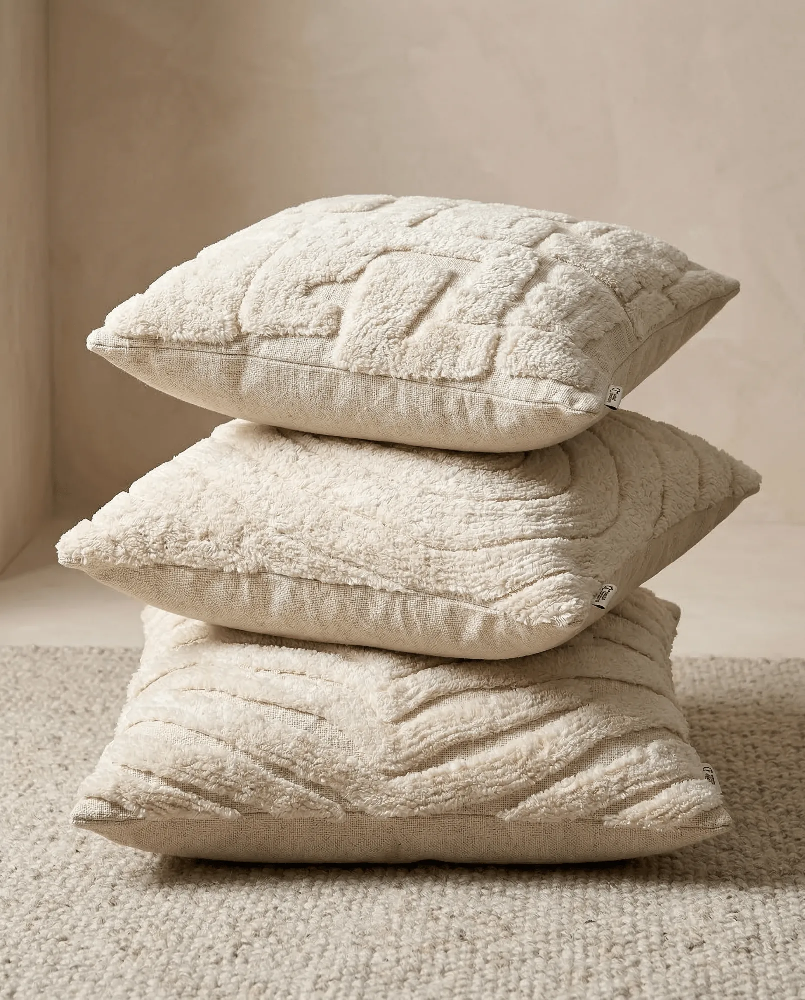 Swirl federa per cuscino, Off white, 50x50 cm Classic Collection