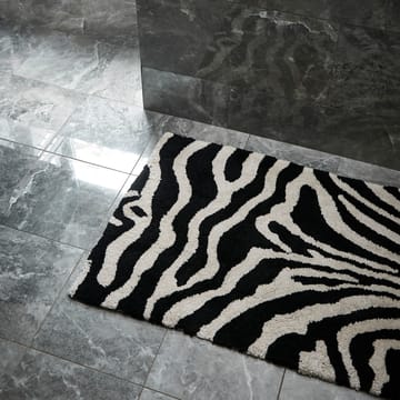 Tappetino da bagno Zebra 60x90 cm - Bianco e nero - Classic Collection