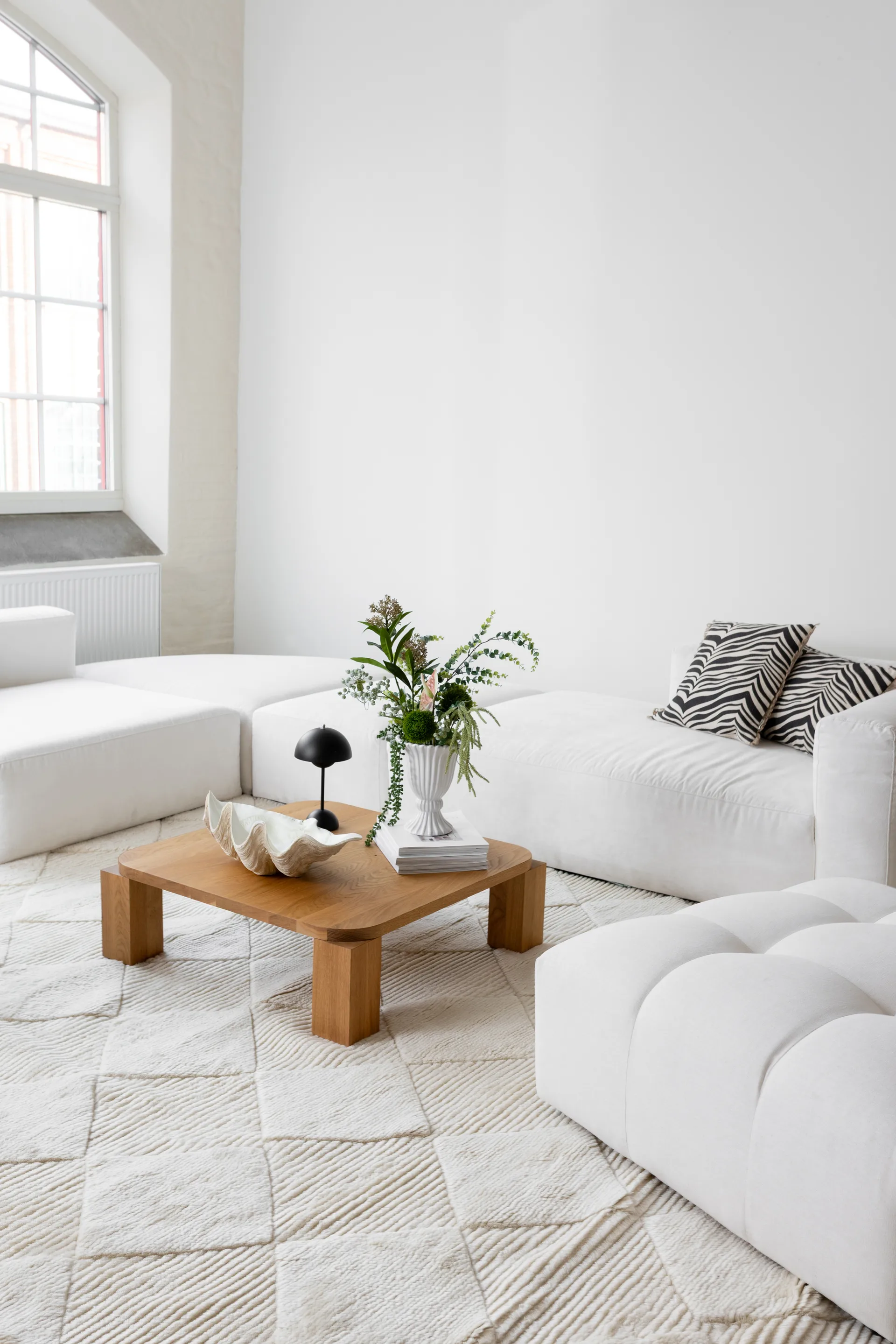 Tappeto Berber, Ivory, 250x350 cm Classic Collection