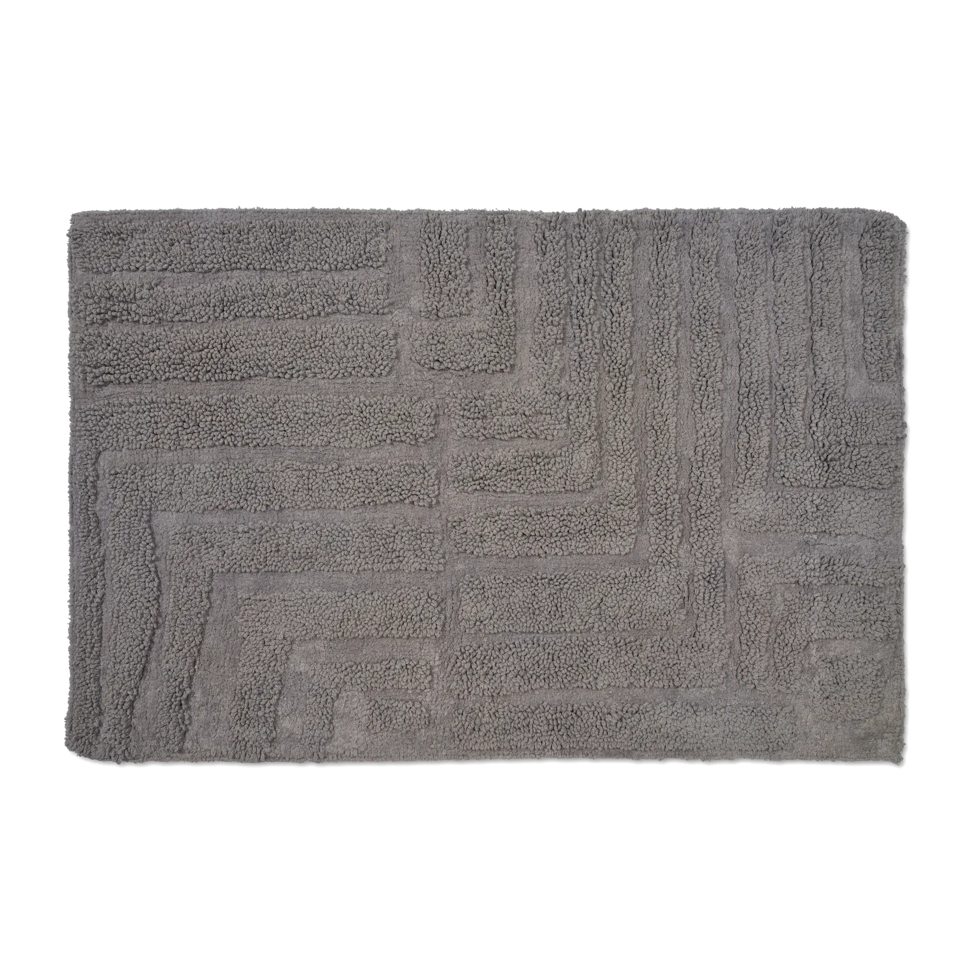 Tappeto da bagno Field, 60x90 cm, Grigio Classic Collection