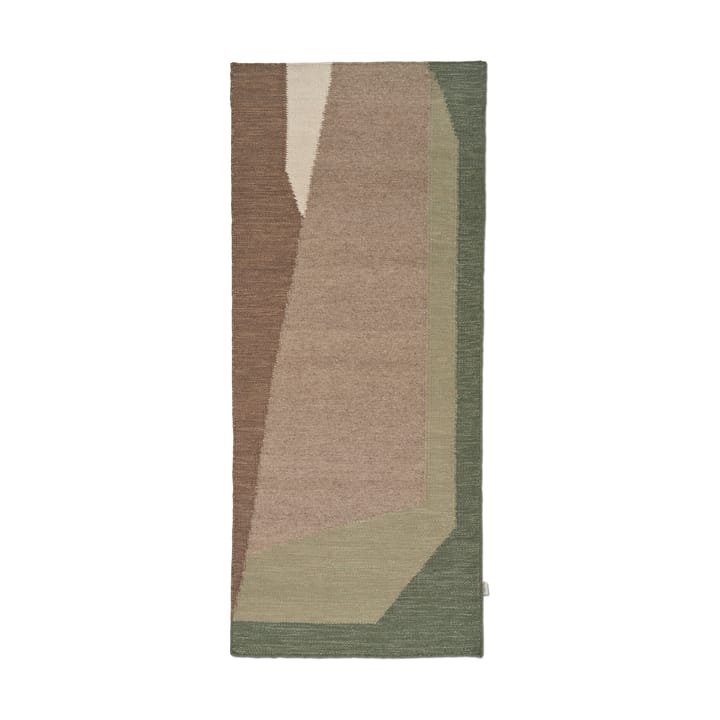 Tappeto da corridoio Levels - Verde, 80x200 cm - Classic Collection