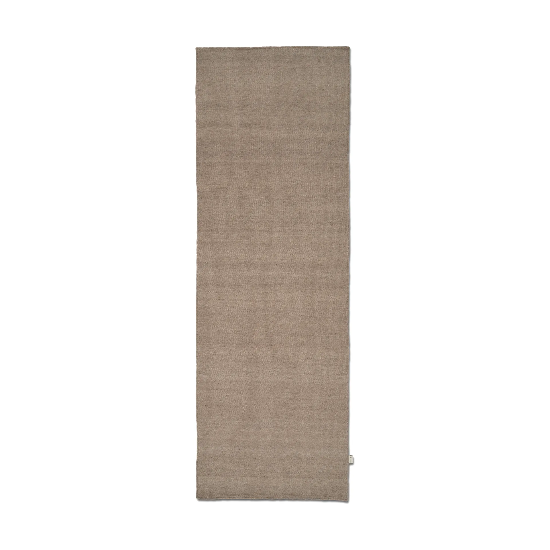 Tappeto da corridoio Plain, Beige naturale, 80x250 cm Classic Collection