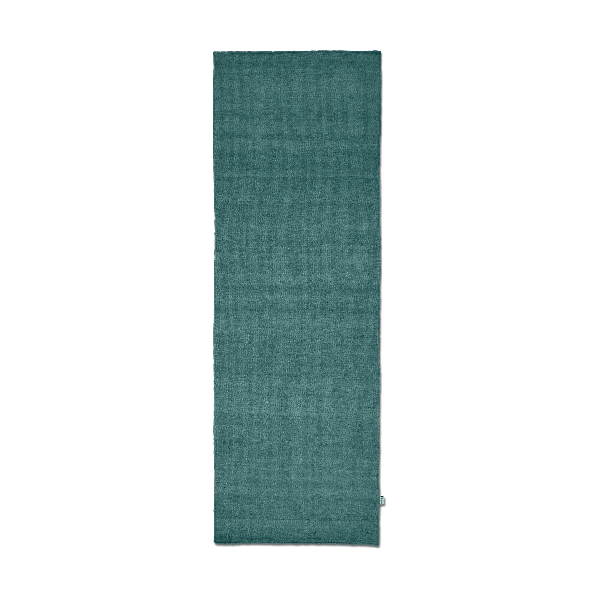 Tappeto da corridoio Plain, Teal, 80x250 cm Classic Collection