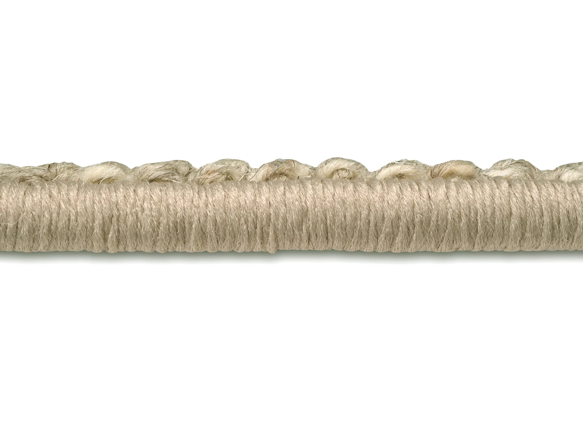 Tappeto Fjellmyr con bordatura, Beige naturale, 400x600 cm Classic Collection