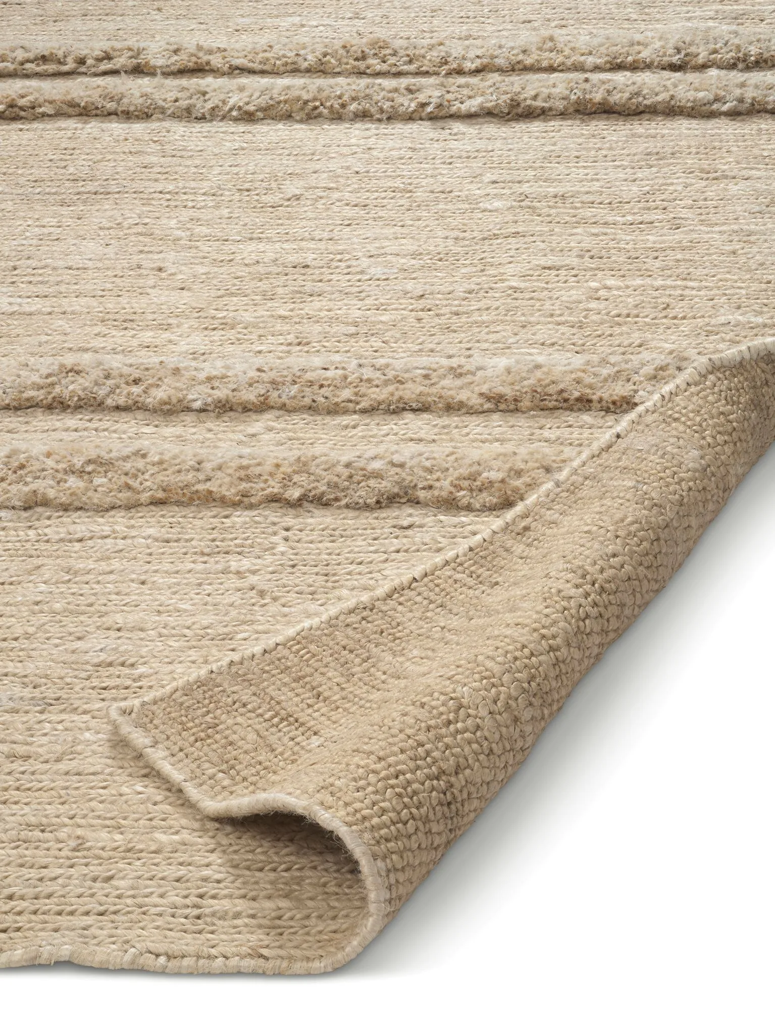 Tappeto in iuta Soumak 200x300 cm, Avorio Classic Collection